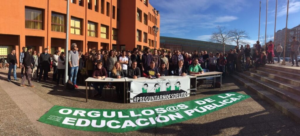 Rueda de prensa de Preguntar No es Delito en la Universidad de Cantabria